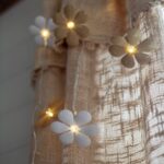 LED gaismas virtene Star Trading Fiore, 1.8m, 10LED, 2500K, 2xAA, ar taimeri, IP20