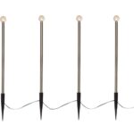 Dekoratīvie gaismekļi ar saules bateriju Star Trading Bubbly 10-Pin, 29cm, 10LED, WW, IP44