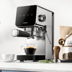 Espresso kafijas aparāts Xiaomi Espresso Machine BHR9798EU, 1350W, 20bar, Melns/Sudraba