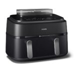 Karstā gaisa friteris ar tvaiku Philips 5000 Series NA551/00, 2300W, 9l, Dual Basket, 12prog.