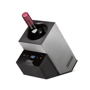 Bezvadu vīna pudeļu dzesētājs Caso Design WineCase Deluxe Inox 616, 72W, 5-18°C