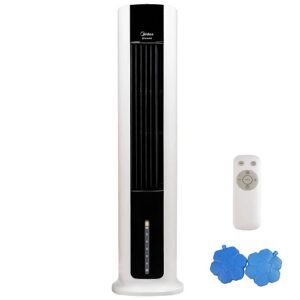 Gaisa dzesētājs Midea TechnoWind AC120-19ARB, 65W, 4 ātrumi, 7l, Oscilējošs, ar taimeri, ar pulti
