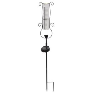 LED dārza gaismeklis ar saules bateriju Star Trading Pluvio Rain Gauge, 65cm, 5lm, WW, IP44
