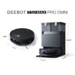 Putekļu sūcējs Robots Ecovacs DEEBOT T50 MAX PRO OMNI BLACK, 100W, 18500Pa, BLAST, AI Pro, 6400mAh