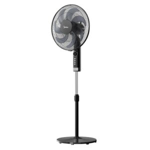 Grīdas ventilators Midea Stand Fan MFS402M0BPK, 50W, 136x40cm, Oscilējošs, 3 ātrumi, ar taimeri