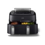 Karstā gaisa friteris ar tvaiku Philips 5000 Series NA551/00, 2300W, 9l, Dual Basket, 12prog.
