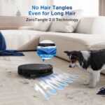 Putekļu sūcējs Robots Ecovacs DEEBOT T50 PRO OMNI WHITE, 15000Pa, dToF LiDAR, 6400mAh