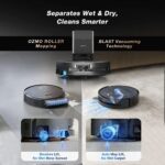 Putekļu sūcējs Robots ar mazgāšanu Ecovacs DEEBOT X9 PRO OMNI, 16600Pa, OZMO ROLLER, BLAST, 6400mAh