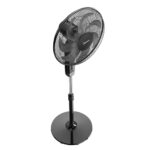 Grīdas ventilators Midea Stand Fan MFS402M0BPK, 50W, 136x40cm, Oscilējošs, 3 ātrumi, ar taimeri