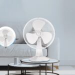 Galda ventilators Midea Table Fan FT40-21M, 25W, 28x38cm, Oscilējošs, 3 ātrumi, balts