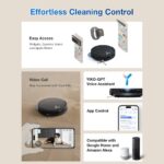 Putekļu sūcējs Robots Ecovacs DEEBOT T50 PRO OMNI WHITE, 15000Pa, dToF LiDAR, 6400mAh