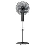 Grīdas ventilators Midea Stand Fan MFS402M0BPK, 50W, 136x40cm, Oscilējošs, 3 ātrumi, ar taimeri