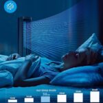 Viedais ventilators ar gaisa attīrīšanu Midea Bladeless Tower Fan MFP-120i (BL), 33W, H13 HEPA, 38dB