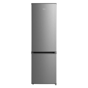 Ledusskapis ar saldētavu Midea MDRB380FGE02A, 180x54.5cm, NoFrost, 270l, Inox
