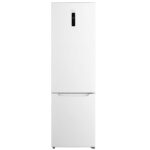 Ledusskapis ar saldētavu Midea MDRB489FGE01O, 201x59.5cm, NoFrost, 330l, LED, balts