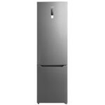 Ledusskapis ar saldētavu Midea MDRB489FGE02O, 201x59.5cm, NoFrost, Multi Air Flow, Inox