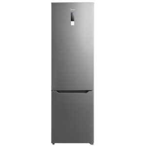 Ledusskapis ar saldētavu Midea MDRB489FGE02O, 201x59.5cm, NoFrost, Multi Air Flow, Inox