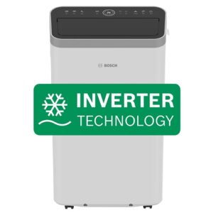 Mobilais gaisa kondicionieris invertora Bosch Cool 5000 C5000, 3.4kW, Max. 46m², R290, 50dB(A), ar pulti