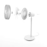 Grīdas ventilators Stadler Form Finn F-021, 13W, 95.4x35cm, Oscilējošs, 8 ātrumi, ar taimeri, ar pulti