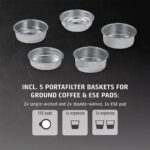 Espresso kafijas aparāts Caso Espresso Gourmet Latte 1821, 20 bar, 1.3l, ar automātisku piena putošanu