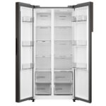 Ledusskapis ar saldētavu Midea American Side by Side MDRS619FIE28, 177.5x83.5cm, NoFrost, Active C Fresh, Black