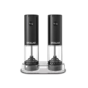 Elektriskās sāls un piparu dzirnaviņas Stollar the Salt & Pepper SSP405, 4xAAA, 95ml, LED