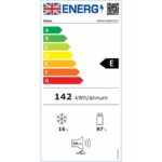 Ledusskapis ar saldētavu galda virsmas Midea Under counter MDRD168FGE01, 84.5cm, 113l