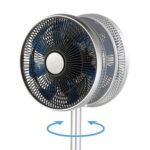 Viedais grīdas ventilators Jimmy JF41 Pro, 20W, 120cm, 30dB, 360º, ≥4.3M/S, ar aplikāciju, ar pulti