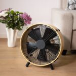 Grīdas ventilators Stadler Form Otto O-009E, 45W, 40.6cm, 3 ātrumi, 58dB(A), Bambusa/Melns