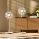 Grīdas ventilators Stadler Form Finn Mobile F-023, 13W, 95.4cm, Oscilējošs, 8 ātrumi, ar vadu/bezvadu, IP44