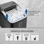 Ledus kubiņu pagatavotājs Caso IceChef Compact 3401, 120W, 1l, 500g/h, 2 izmēri