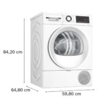 Veļas žāvētājs siltumsūkņa Bosch Serie 6 WQG2320LSN, 8kg, AutoDry, Super 40, Half load