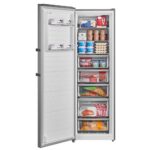 Vertikāla saldētava/ledusskapis Midea Convertible Freezer MDRU385MTE46, 185x60cm, 272l, Total NoFrost, Inox