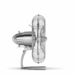 Galda ventilators Stadler Form Charly little C-040E, 45W, 40.6cm, Oscilējošs, 3 ātrumi, 52dB(A), Metāla