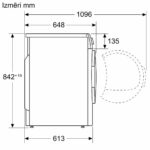 Veļas žāvētājs siltumsūkņa Bosch Serie 6 WQG2320LSN, 8kg, AutoDry, Super 40, Half load
