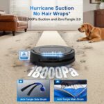 Putekļu sūcējs Robots ar mazgāšanu Ecovacs DEEBOT T80 OMNI, 18000Pa, OZMO ROLLER, ZeroTangle 3.0, 6400mAh