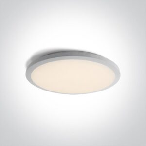 LED griestu gaismeklis One Light The LED Slim Plafo Range, 36W, 500mm, 2700lm, 3000K, IP20