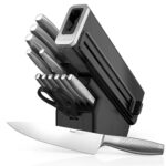 Virtuves nažu komplekts ar statīvu Ninja StaySharp Deluxe K62014EUUK, 14gb., Ner. tērauda/Melns