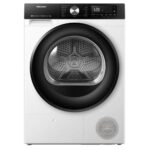 Veļas žāvētājs siltumsūkņa Hisense DH3S802BW3, 8kg, 55cm, ConnectLife WiFi, Auto Dry