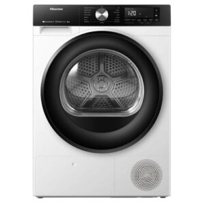 Veļas žāvētājs siltumsūkņa Hisense DH3S802BW3, 8kg, 55cm, ConnectLife WiFi, Auto Dry