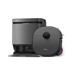 Putekļu sūcējs robots ar mazgāšanu Midea V15 Pro Black, 16200Pa, 5200mAh, FlexiRise™, FlexiRazor Anti-Hair