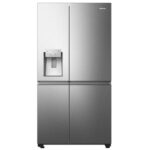Ledusskapis ar saldētavu Hisense RS818N4TIE Side-by-Side, 179x91cm, NoFrost, Water&Ice, ConnectLife