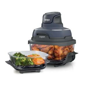 Karstā gaisa friteris Ninja CRISPi 4-in-1 FN101EUGY, 1700W, 1.4+3.8l, Stikla