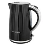 Elektriskā tējkanna Russell Hobbs Eden Black Chrome 27361-56, 3000W, 1.7l, Melna
