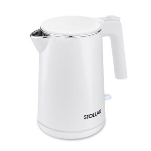 Elektriskā tējkanna Stollar the Compact Kettle TKS401, 1850W, 1l, Balta