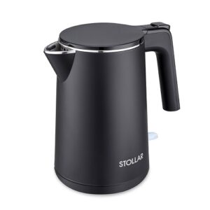 Elektriskā tējkanna Stollar the Compact Kettle TKS400, 1850W, 1l, Melna