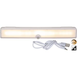 LED naktslampa Star Trading LED Nightlight Functional, 250lm DIM, 3xAAA, ar krēslas sensoru