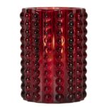 LED svece ar stikla kupolu Star Trading LED Candle Flamme Dotty, 12.5cm, 2xAAA, ar taimeri
