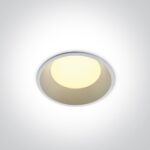 LED gaismeklis iebūvējams One Light Dark Light Bathroom Downlights Die cast, 9W, 120mm, 765lm, 4000K, IP54