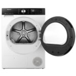 Veļas žāvētājs siltumsūkņa Hisense DH3S802BW3, 8kg, 55cm, ConnectLife WiFi, Auto Dry